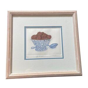 Martha Hinson Framed Matted Wall Art Eye A Peel Signed Limited Print 241 350 u